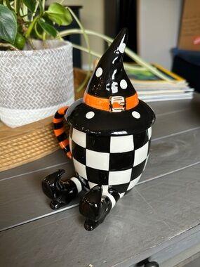 Mackenzie Childs lidded cup